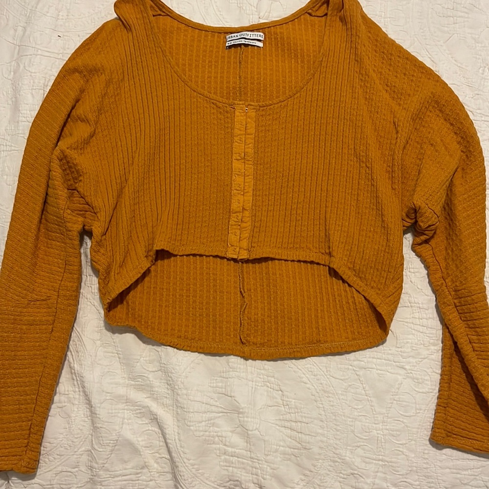 Mustard Yellow Urban Outfitters Top